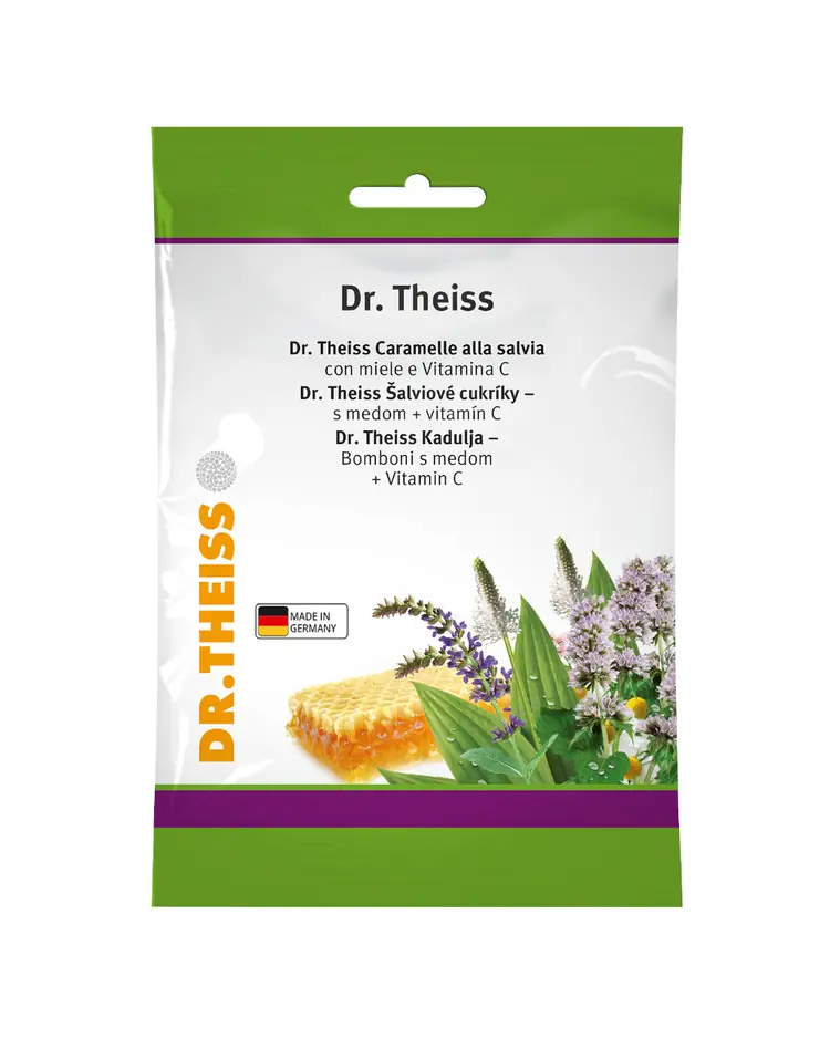 Dr. Theiss Kadulja – Bomboni s medom + Vitamin C, 26 bombona