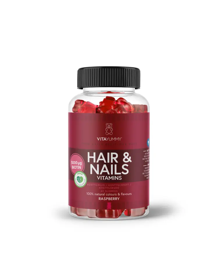 VitaYummy Hair & Nails, 60 gumenih bombona