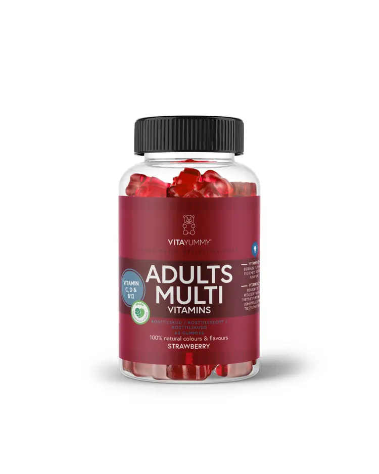 VitaYummy Multivitamini za odrasle, 60 gumenih bombona