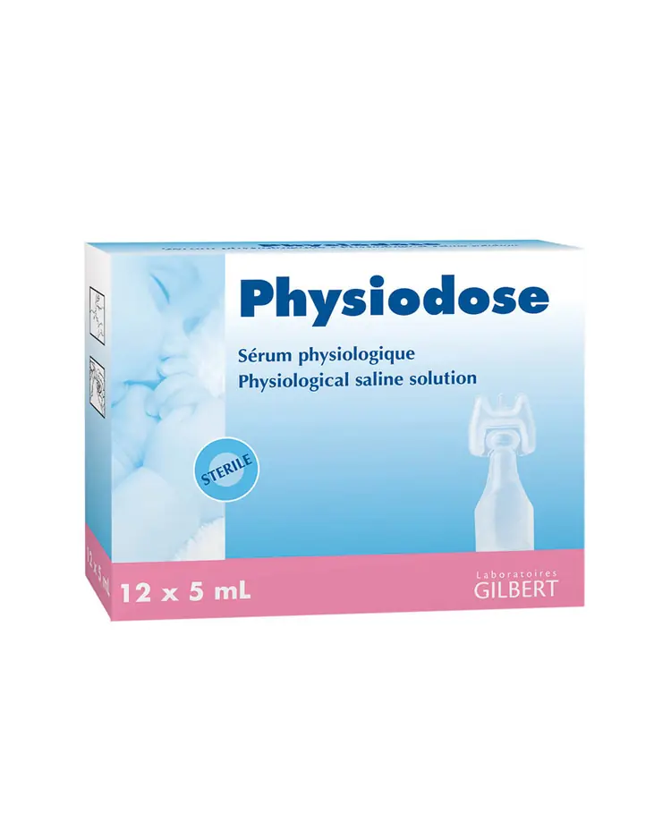 Physiodose fiziološka otopina za njegu sluznice nosa, ispiranje očiju i ušiju, čišćenje rana tge inhalacijsku terapiju,12x5ml