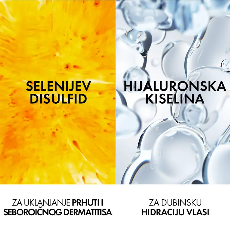 Vichy Dercos  šampon protiv prhuti DS  - 2 u 1: Dermokozmetički šampon i regenerator, 200 ml
