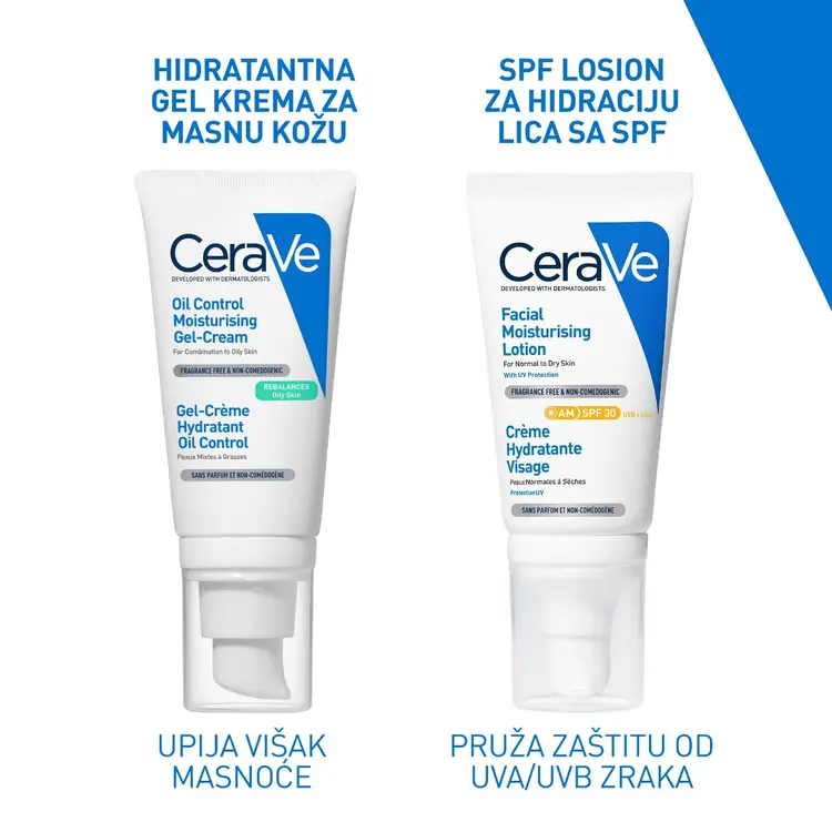 CeraVe hidratantna gel krema za masnu kožu 52 ml