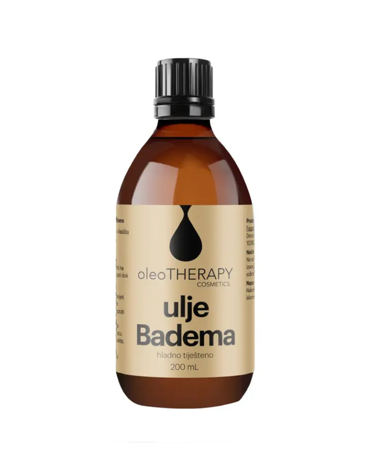 oleoTherapy  Cosmetics Ulje badema hladno tiješten, 200 ml