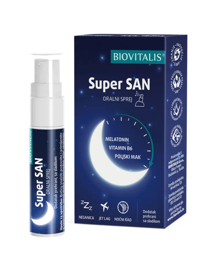 Biovitalis Super SAN oralni sprej, 20 ml