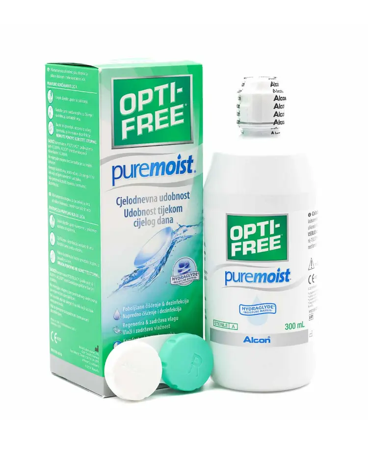 Opti-Free PureMoist otopina za leće, 300 ml
