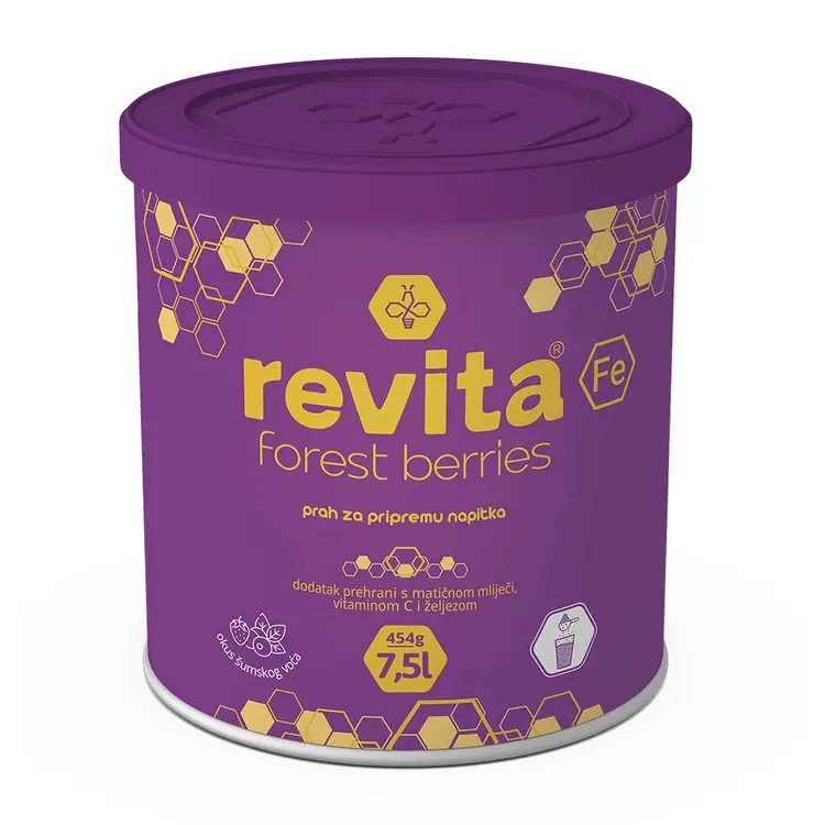 Revita dodatak prehrani sa  matičnom mliječi, željezom. vitaminom C, 454 g