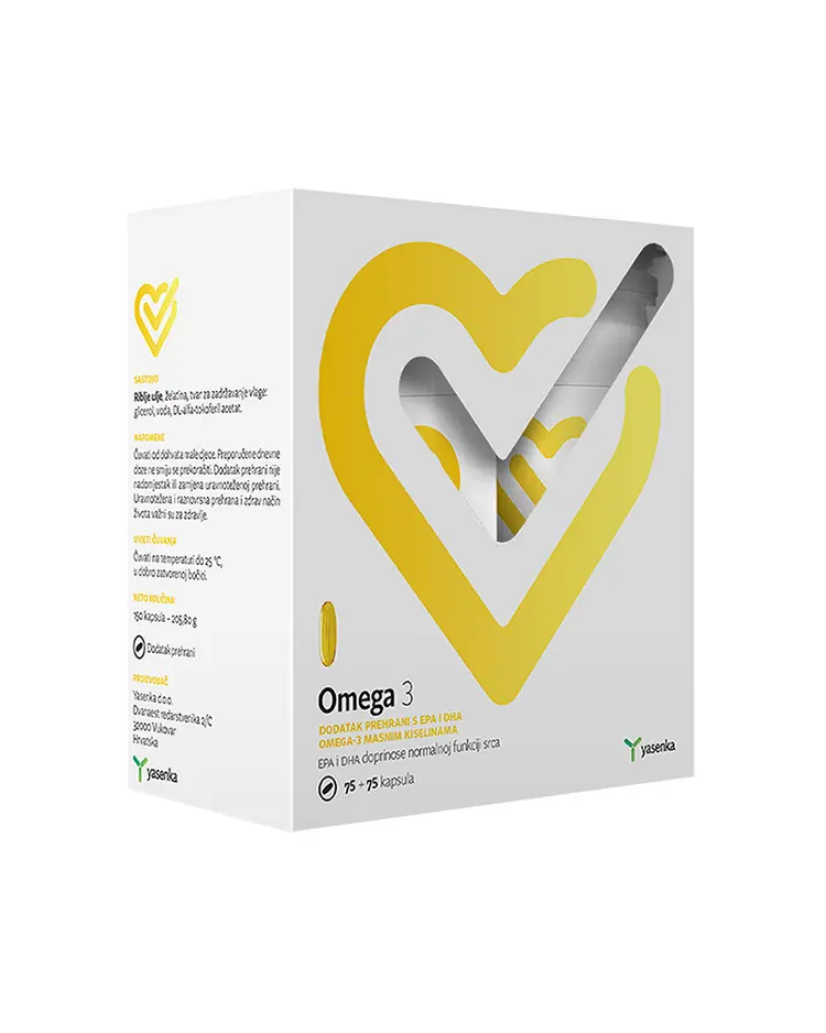 Yasenka Omega 3   želatinske kapsule