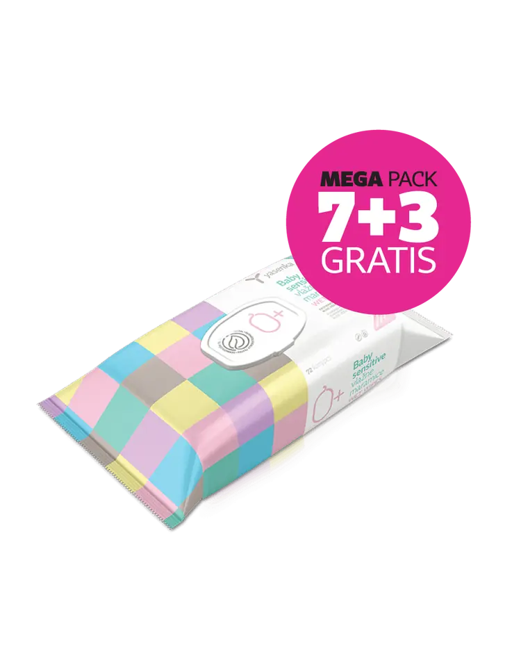 Yasenka Baby sensitive vlažne maramice MEGA PACK, 7+3 gratis