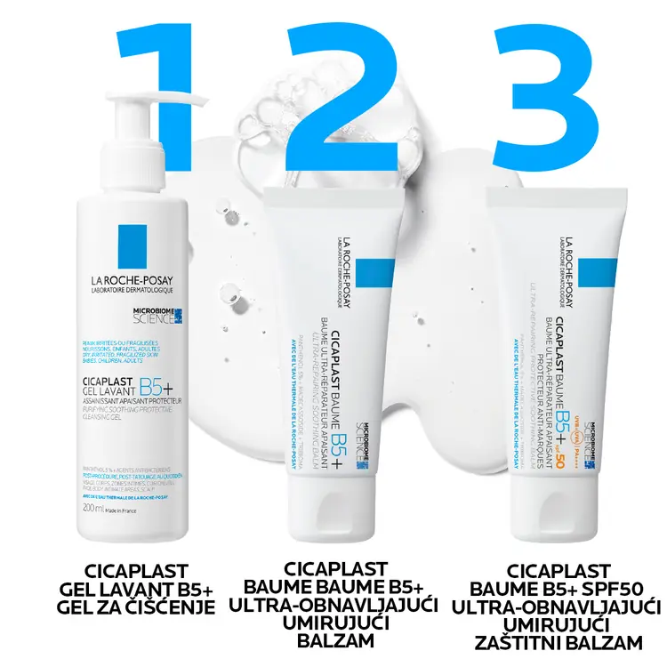 La Roche-Posay Cicaplast gel lavant B5+, 200 ml