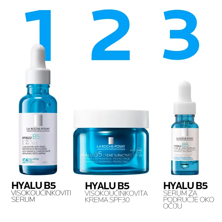 La Roche-Posay Hyalu B5 Visokoučinkovita krema SPF30, 50 ml