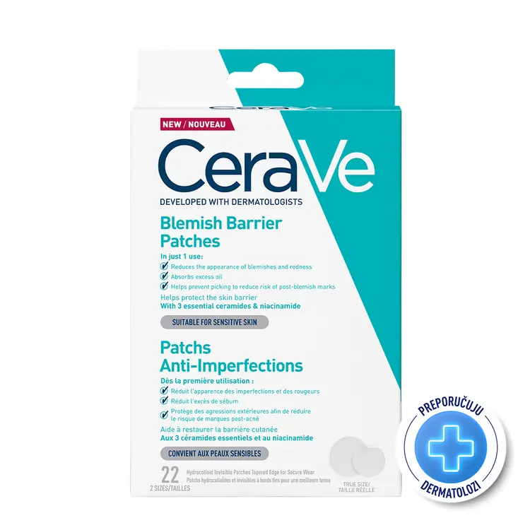 CeraVe Flasteri protiv nepravilnosti, 22 komada