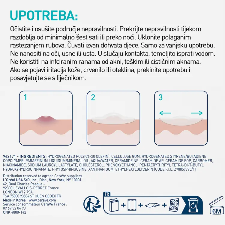 CeraVe Flasteri protiv nepravilnosti, 22 komada