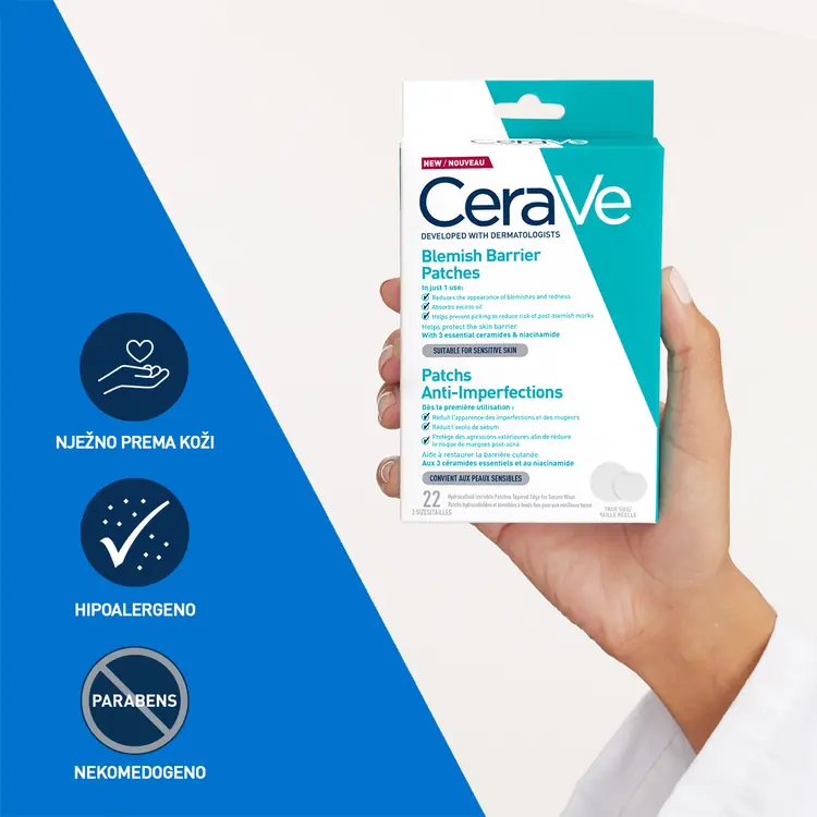 CeraVe Flasteri protiv nepravilnosti, 22 komada