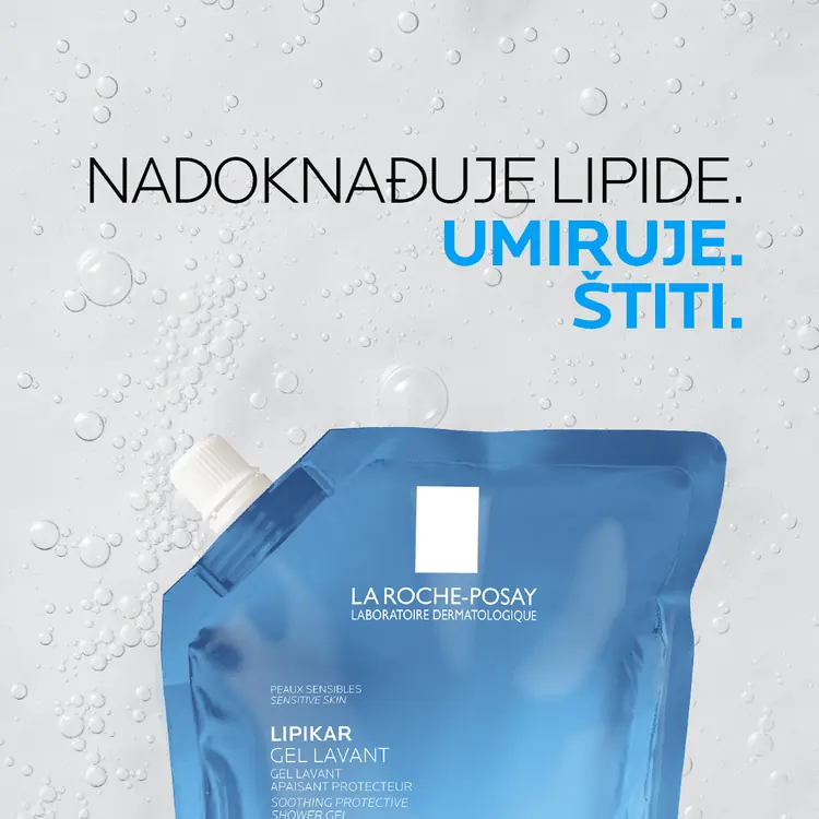 La Roche-Posay Lipikar Gel Lavant, 400 ml refill