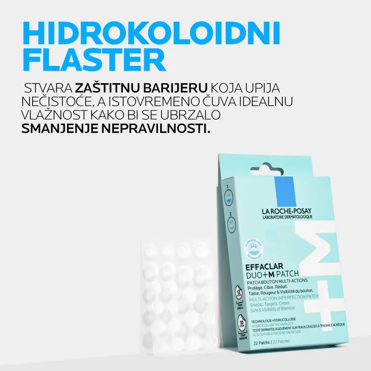 La Roche-Posay Effaclar Duo (+) M višenamjenski flaster, 22 flastera