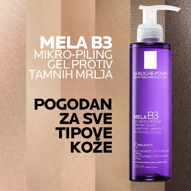 La Roche-Posay Mela B3 mikro-piling gel, 200 ml