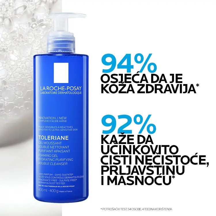 La Roche-Posay Toleriane pjenušavi gel, 400 ml