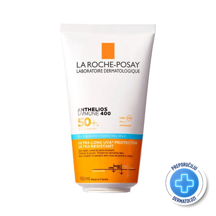 La Roche-Posay Anthelios UV-MUNE 400 Mlijeko za zaštitu od sunca SPF 50+, 150 ml