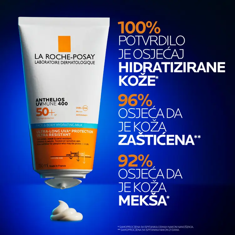 La Roche-Posay Anthelios UV-MUNE 400 Mlijeko za zaštitu od sunca SPF 50+, 150 ml