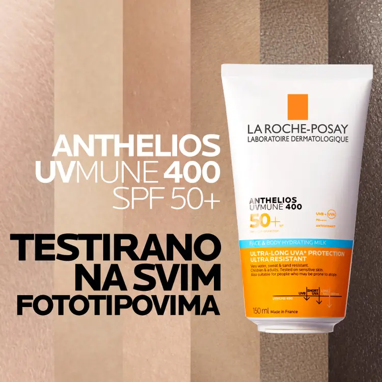 La Roche-Posay Anthelios UV-MUNE 400 Mlijeko za zaštitu od sunca SPF 50+, 150 ml