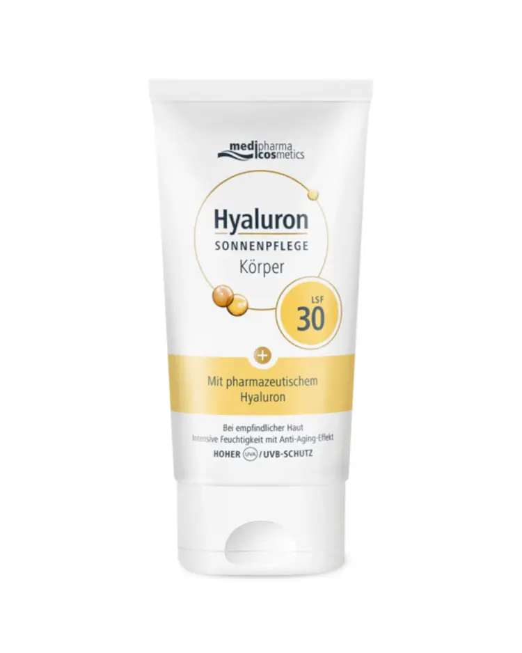 Medipharma Hyaluron krema za tijelo za zaštitu od sunca ZF 30, 150 ml