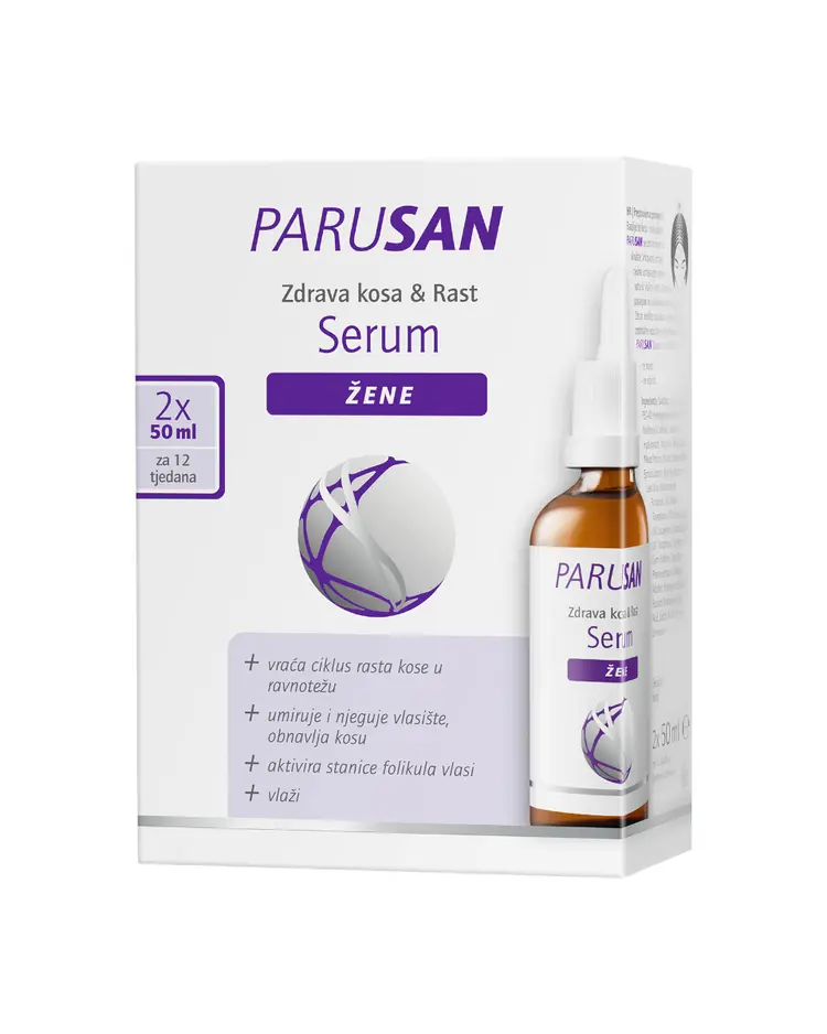 Parusan Serum zdrava kosa & rast za žene, 2 x 50 ml