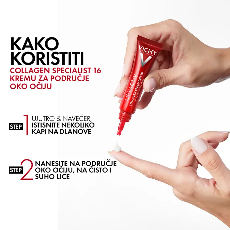 Vichy Liftactiv Collagen Specialist 16 krema za područje oko očiju, 15 ml