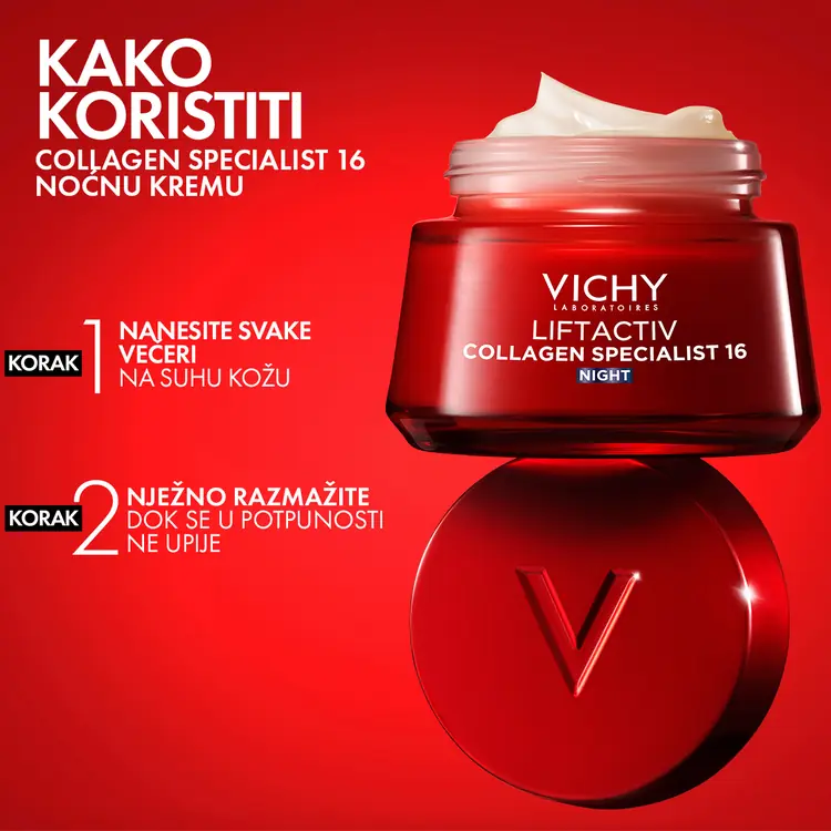 Vichy Liftactiv Collagen Specialist 16 noćna krema, 50 ml