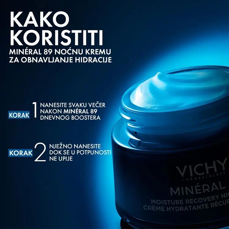 Vichy Minéral 89 Noćna krema, 50 ml