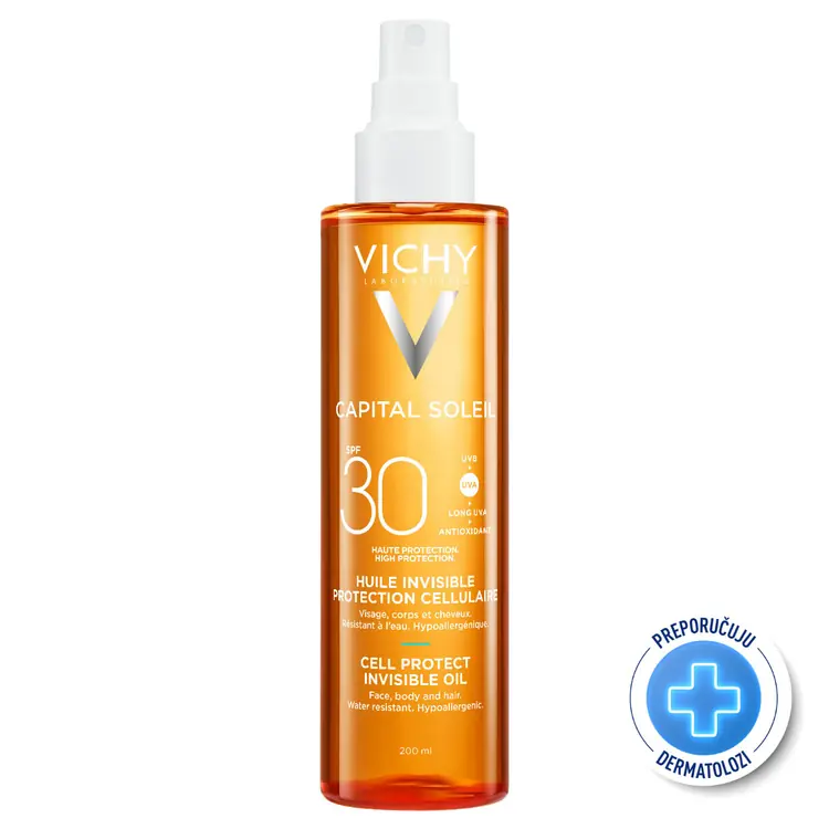 Vichy Capital Soleil Zaštitno ulje SPF30, 200 ml
