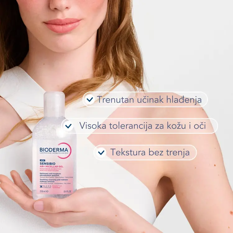 Bioderma Sensibio AR+ Micellar Gel; 250 ml