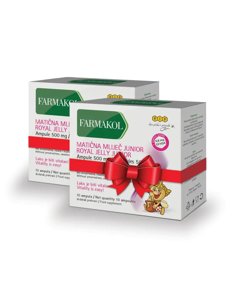 Pip Farmakol Matična mliječ junior 500mg POSEBNA PONUDA, 20 ampula