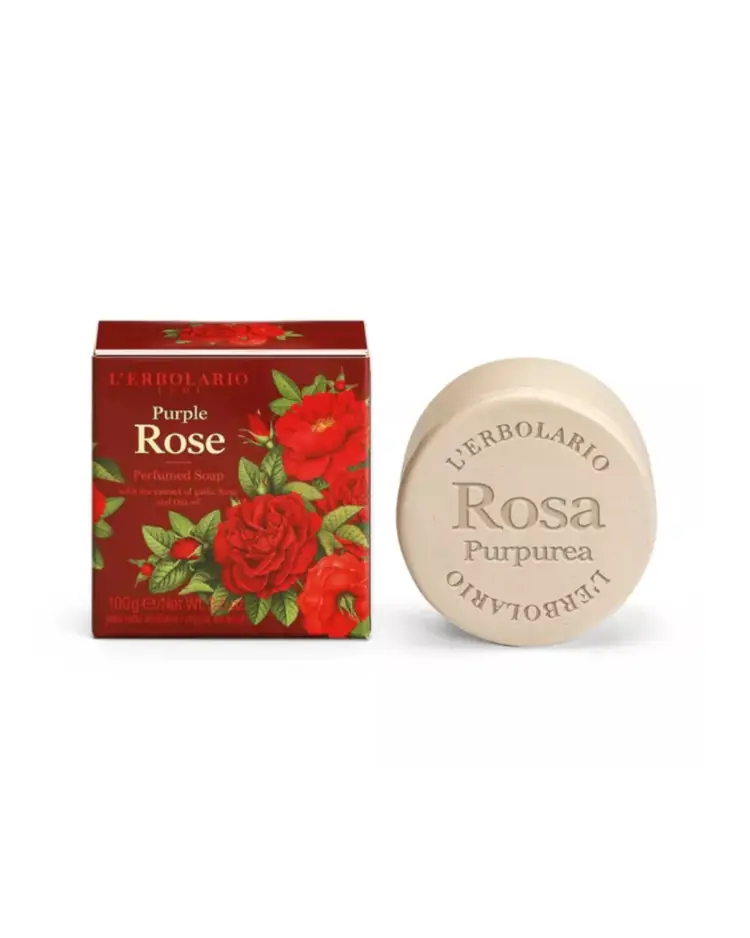 L'Erbolario Purple Rose sapun, 100 g