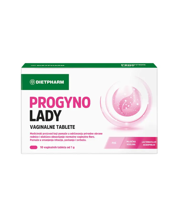 Dietpharm ProGyno Lady, 10 vaginalnih tableta