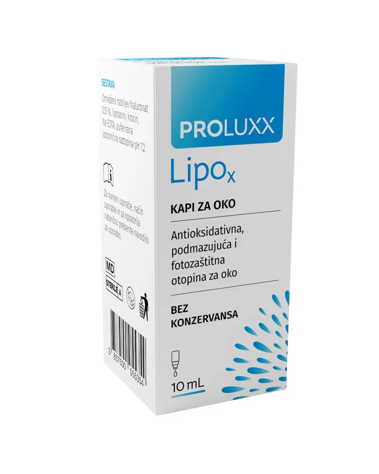 Proluxx Lipox kapi za oko, 10 ml