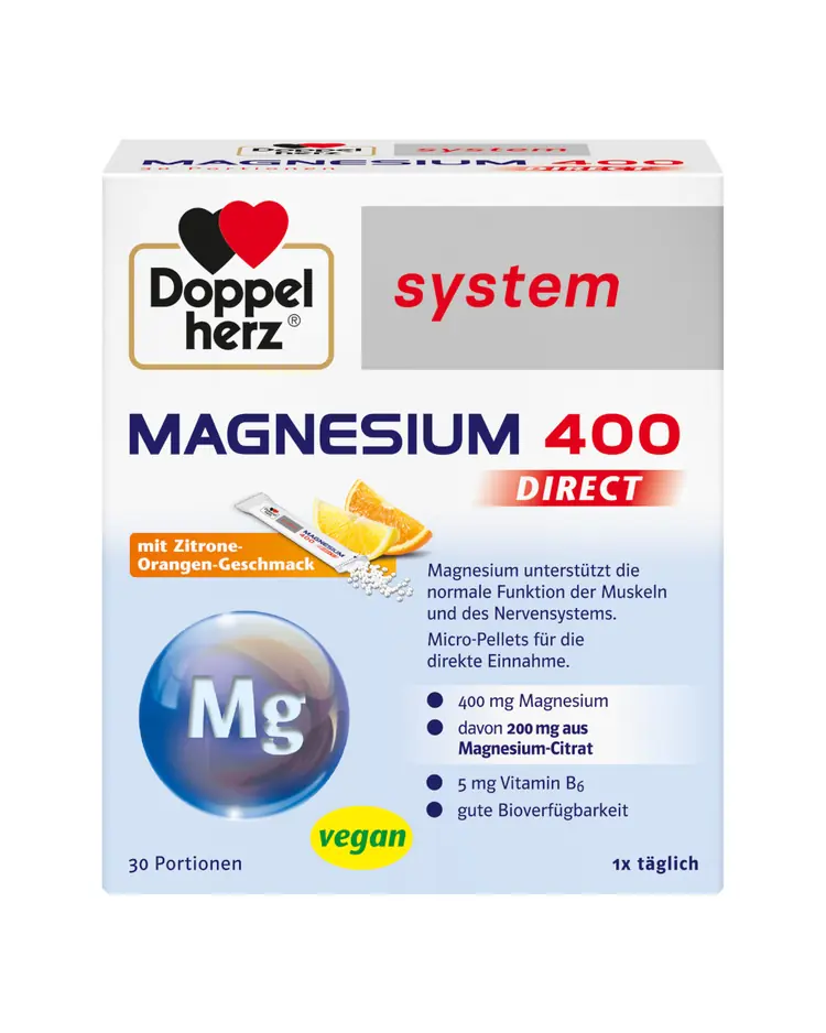 Doppelherz®system Magnezij 400 DIREKT, 30 vrećica