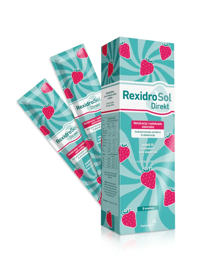 Hamapharm RexidroSol Direkt, 5 vrećica po 50 ml