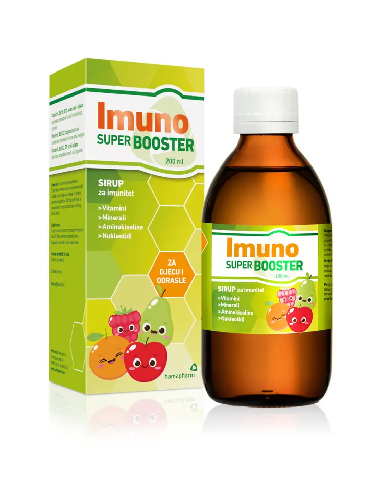 Hamapharm Imuno Super Booster sirup, 200 ml