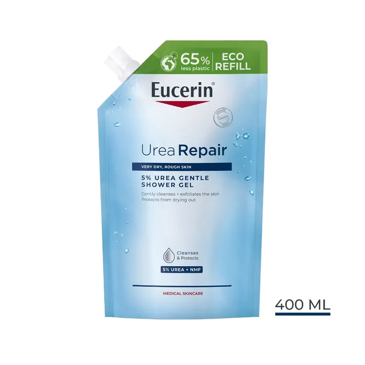 Eucerin UreaRepair nježni gel za tuširanje s 5% ureje REFILL, 400 ml