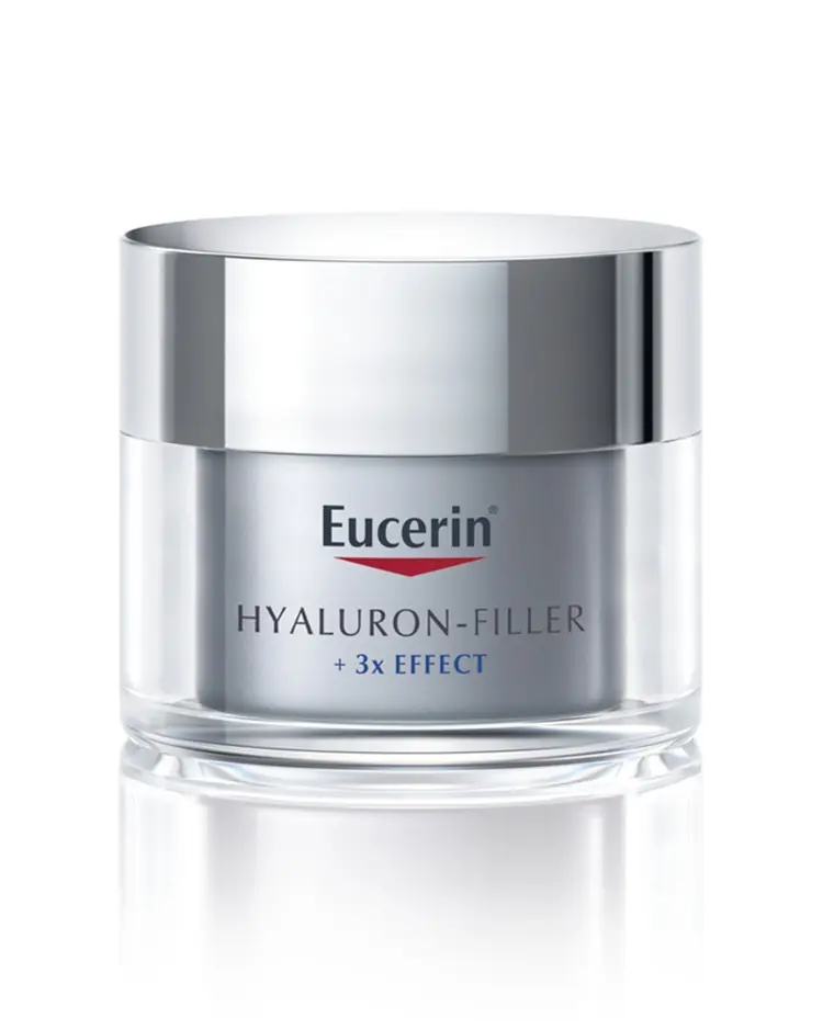 Eucerin Hyaluron-Filler noćni set za pružanje 3x učinka protiv starenja, 50 ml + 15 ml