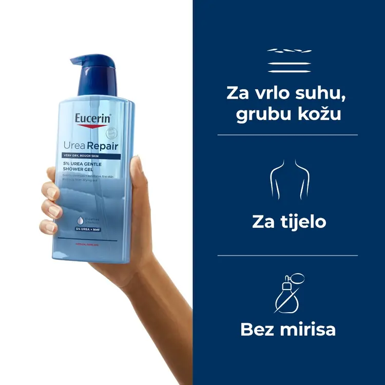 Eucerin UreaRepair nježni gel za tuširanje, 400 ml