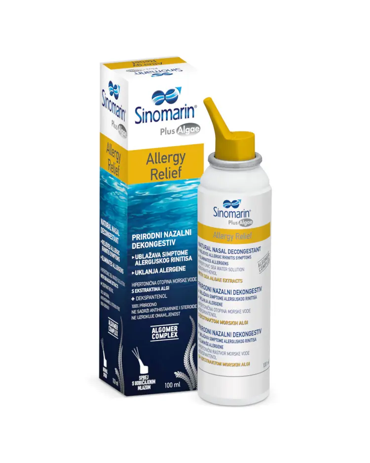 Sinomarin Plus Algae Allergy Relief, 100 ml