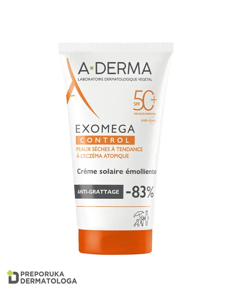 A-Derma Exomega Control SPF 50+, 150 ml