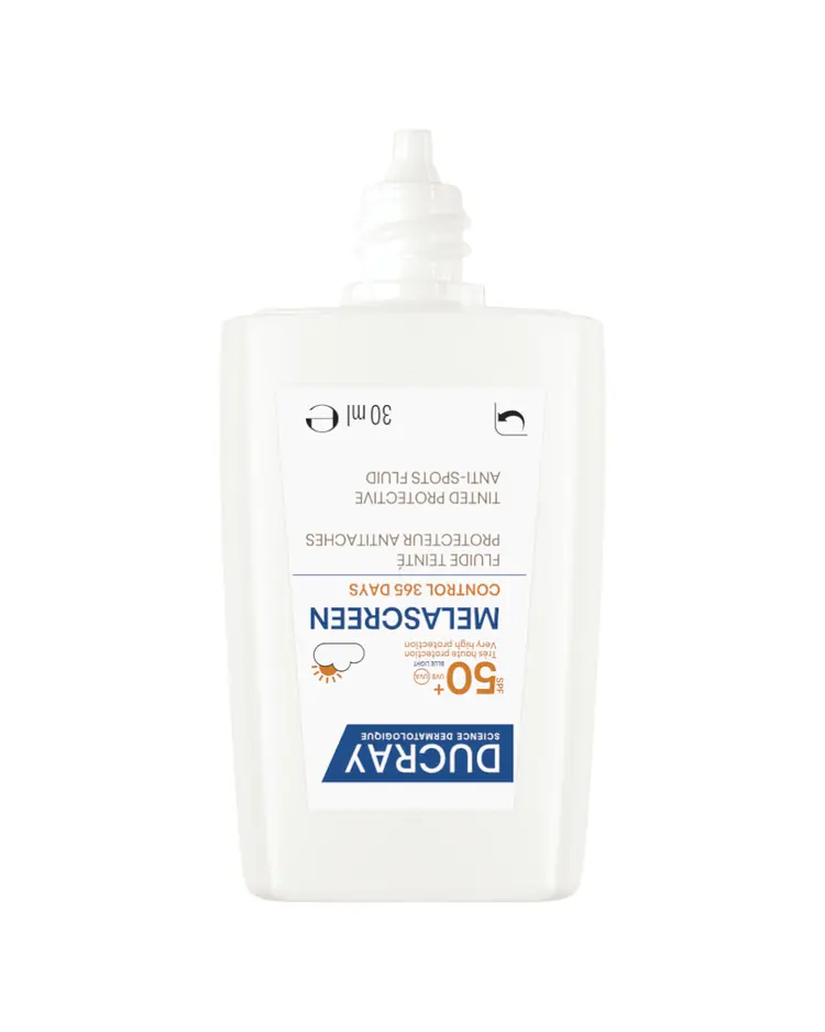 Ducray Melascreen Tonirani zaštitni fluid protiv mrlja SPF 50+, 30 ml