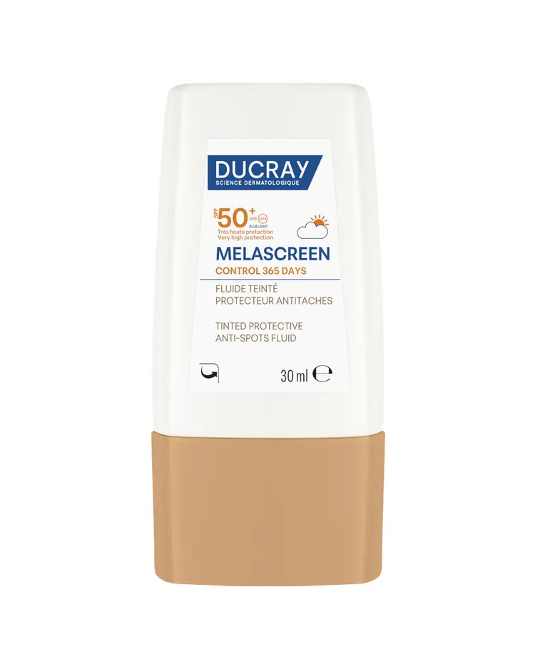 Ducray Melascreen Tonirani zaštitni fluid protiv mrlja SPF 50+, 30 ml