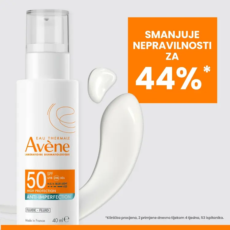 Eau Thermale Avène Visoka zaštita Anti-imperfection fluid SPF 50, 40 ml