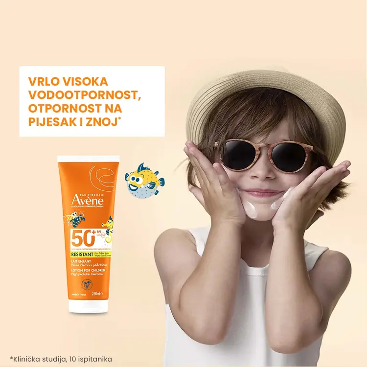Avène Sun Vrlo visoka zaštita Dječje mlijeko SPF 50+, 250 ml