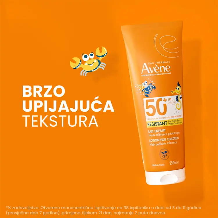 Avène Sun Vrlo visoka zaštita Dječje mlijeko SPF 50+, 250 ml