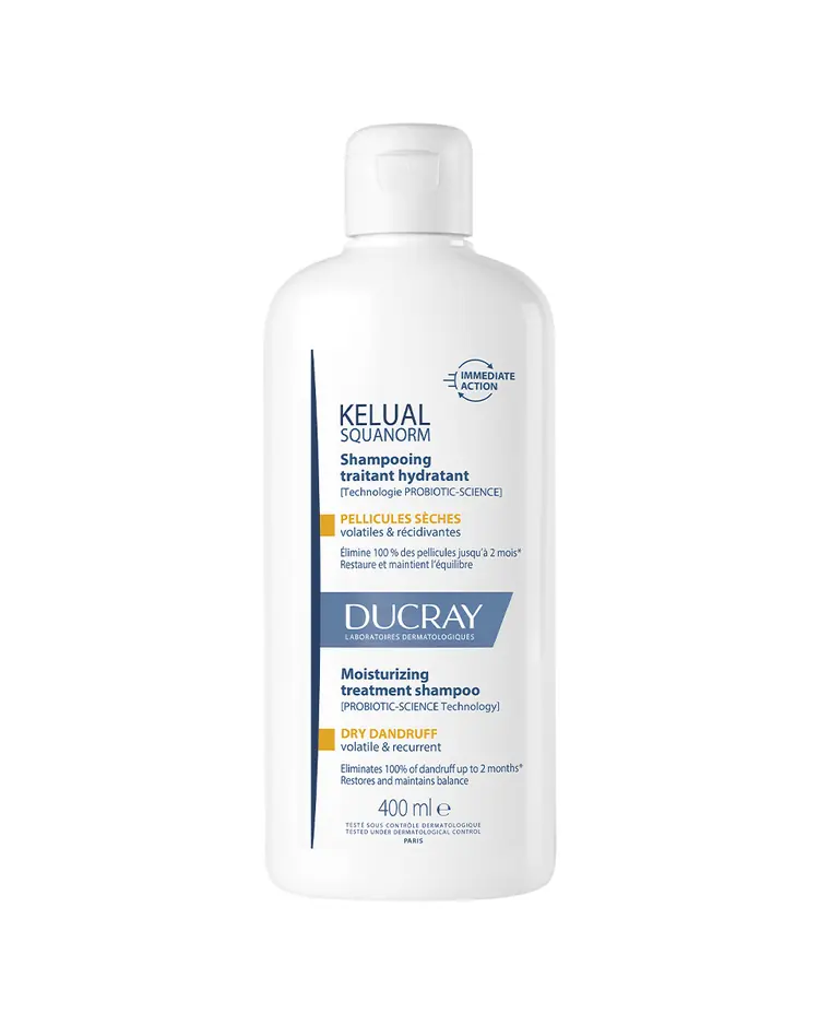 Ducray Kelual Squanorm Hidratantni tretman šampon, suha prhut, 400 ml