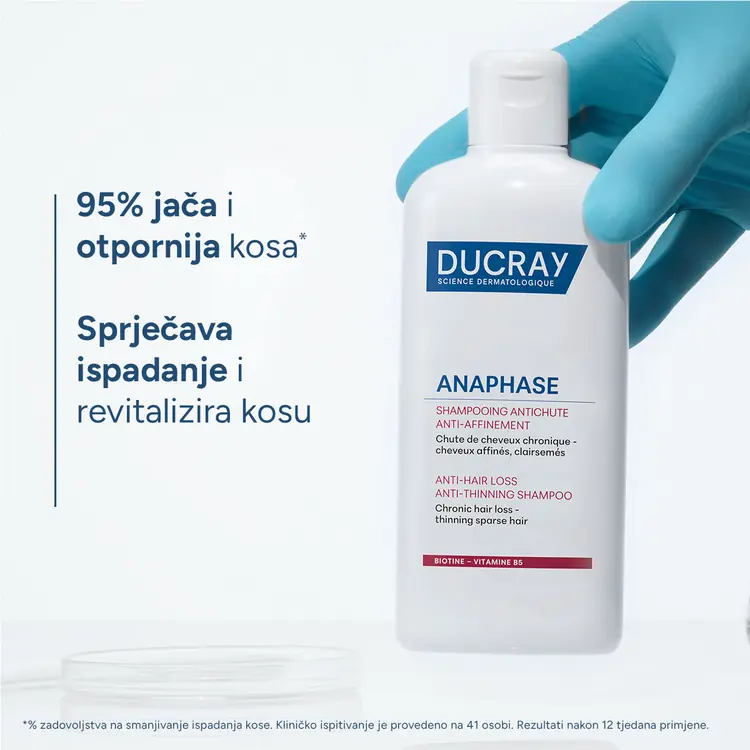 Ducray Anaphase šampon protiv ispadanja kose i protiv stanjivanja, 400 ml  -01